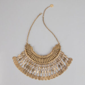 Chic Status Statement Coin Collar Necklace
