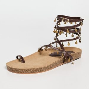 Chocolate Serenade Swim Sandals