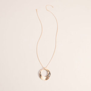 Circle Back Pendant Necklace