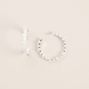 Windsor Circle Of Shine Rhinestone Hoop Earrings Circle Of Shine Rhinestone Hoop Earrings