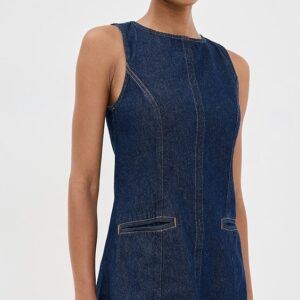 Citron Denim Mini Dress