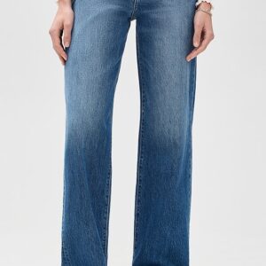 City Straight High Rise Straight Jeans