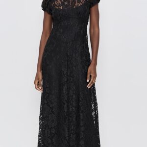 WAYF Clarity Lace Dress