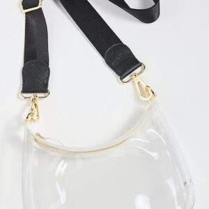 Stoney Clover Lane Clear Curved Crossbody Bag Clear Curved Crossbody Bag