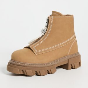 GANNI Cleated Zip Boots Cleated Zip Boots