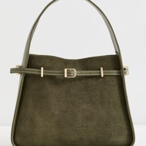 Cleo Small Suede Bucket Bag