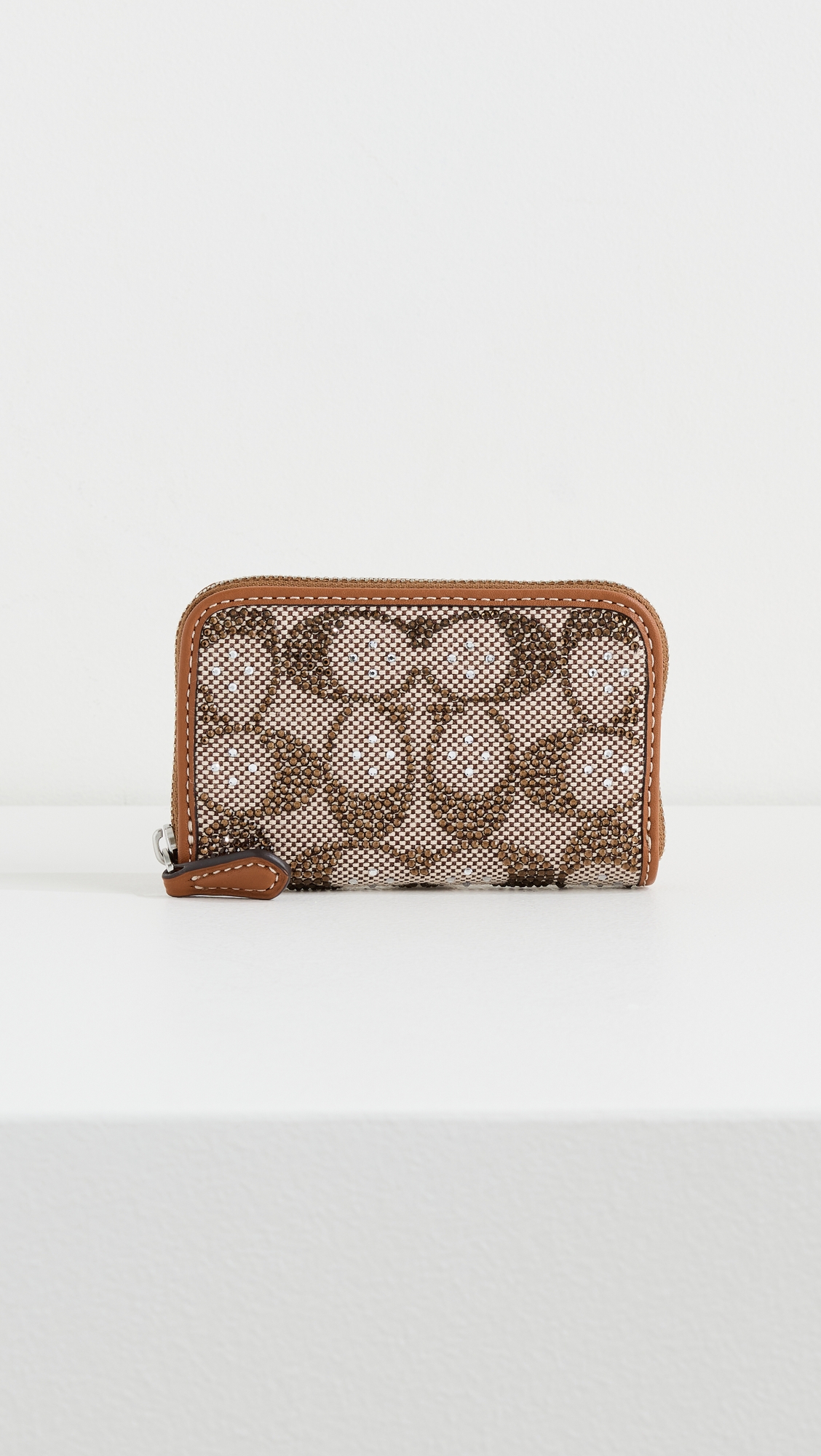 Coach Crystal Signature Jacquard Essential Small Card Case - Image 2