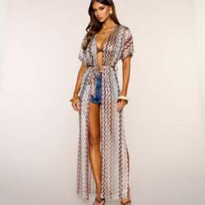 Coast Calling Printed Maxi Duster