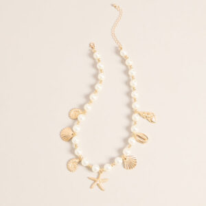 Windsor Coastal Charm Pearl Choker Necklace