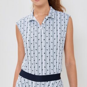 Byrdie Golf Social Wear Coastline Collar Top