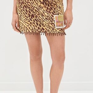 Zimmermann Coco Beaded Fringe Skirt