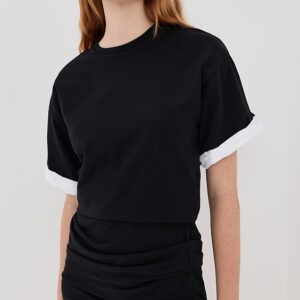 SIMKHAI Cody Short Sleeve Mini Dress