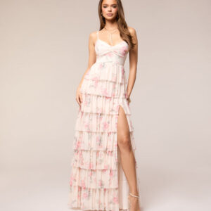 Windsor Colette Floral Ruffle Formal Dress Colette Floral Ruffle Formal Dress