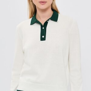 Collared Polo Sweater