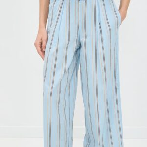Column Stripe Poplin Pants