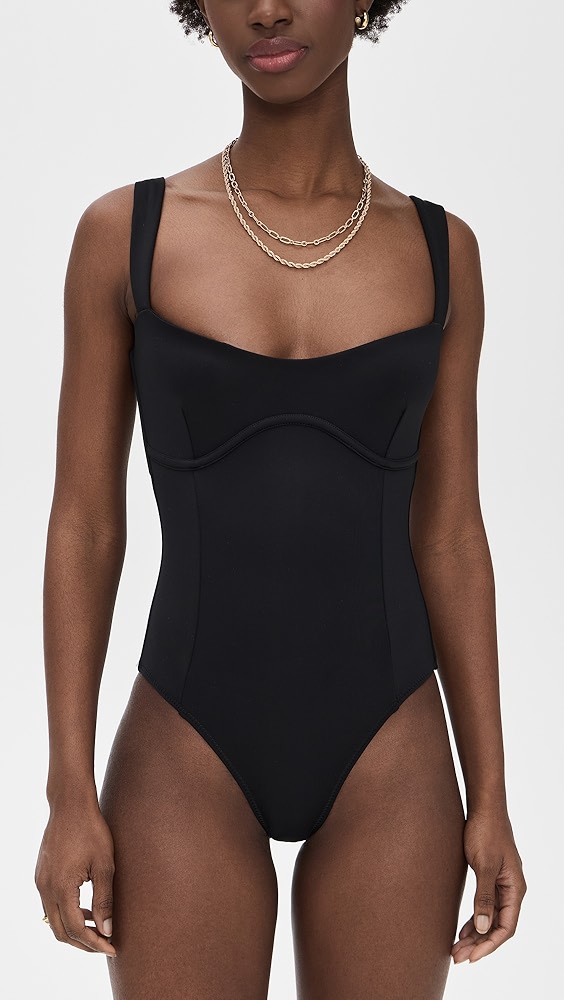 Good American Compression Sweetheart Swimsuit