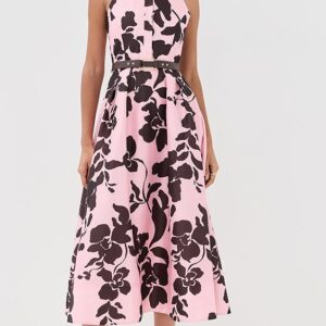 Rebecca Vallance Connie Halter Midi Dress