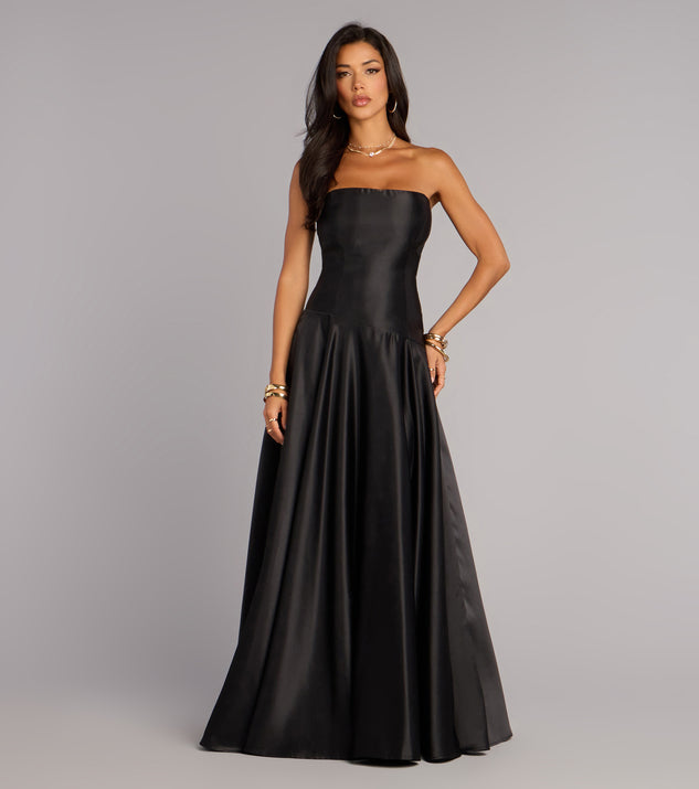 Windsor Constance Satin A-Line Formal Dress