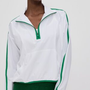 Beyond Yoga Contrast Half Zip Pullover Contrast Half Zip Pullover