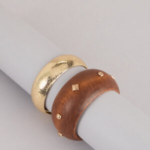 Windsor Cool Contrast Bangle Bracelet Set