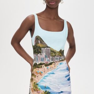 FARM Rio Copacabana Beach Mini Dress Copacabana Beach Mini Dress