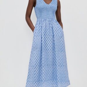 Marea Cora Dress In Atlantic Daisy