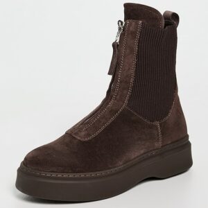 Varley Corian Zip Front Ankle Boots