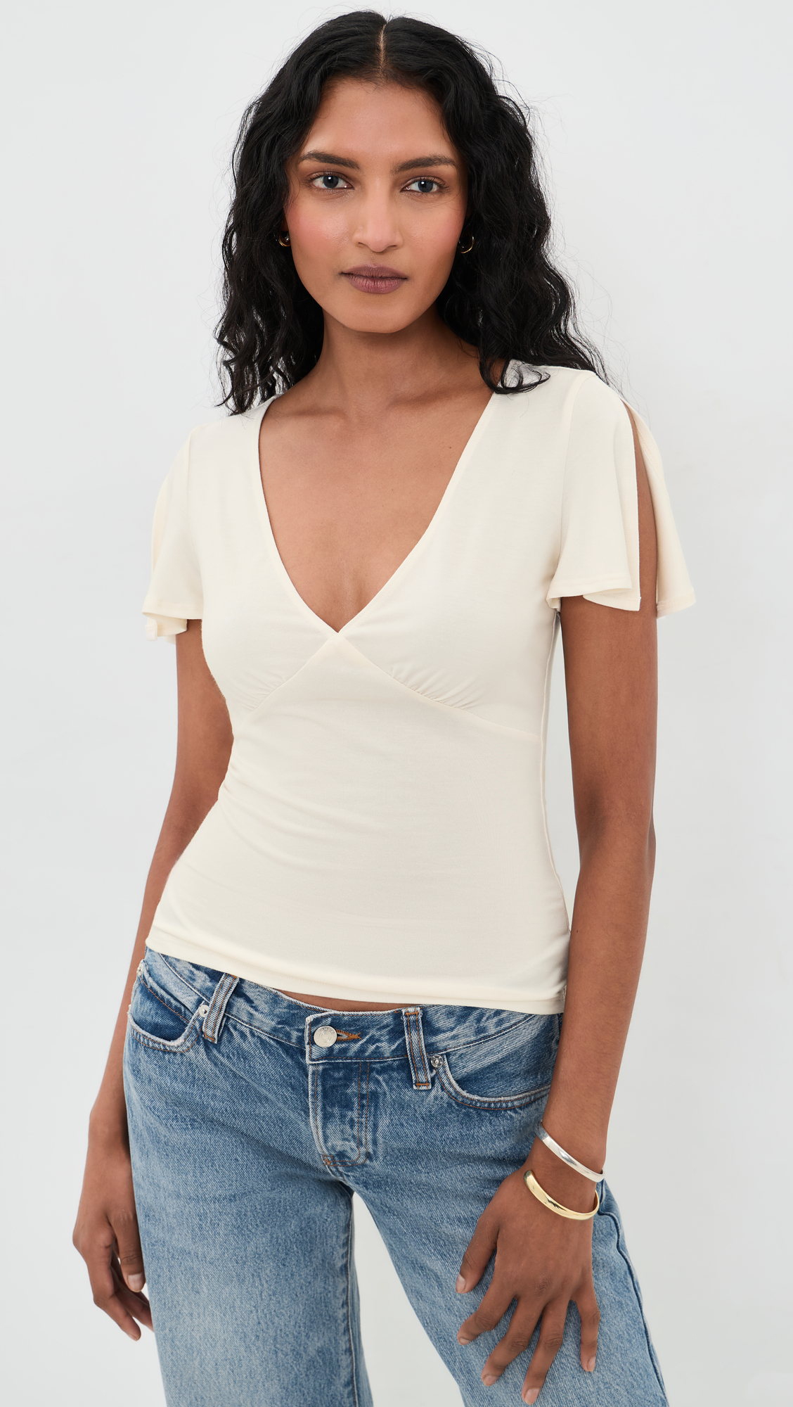 Reformation Cosette Knit Top
