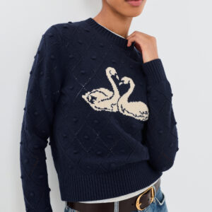 Madewell Cosette Woolest Bauble Swan Pullover