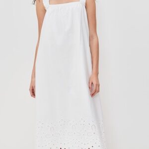 Pixie Market Cotton Eyelet Midi Dress