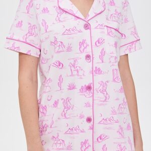 BedHead PJs Cotton Jersey Knit Classic Shorty Pajama Set