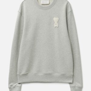 Ami Cotton Knitted Ami De Coeur Sweatshirt