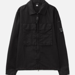 C.P. Company Cotton/Linen Zipped Lens Overshirt Cotton/Linen Zipped Lens Overshirt