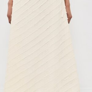 Cotton Strip Circle Skirt