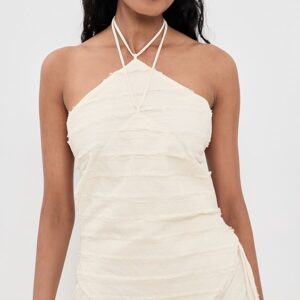 Chan Luu Cotton Strip Halter Top