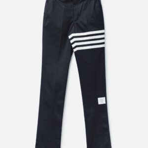 Thom Browne Cotton Twill 4-Bar Unconstructed Chino Trousers Cotton Twill 4-Bar Unconstructed Chino Trousers