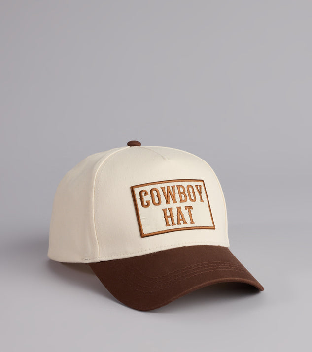 Windsor Cowboy Hat Two-Tone Baseball Cap