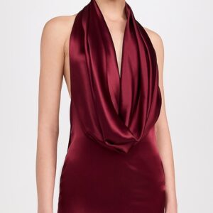 Cowl Neck Mini Dress