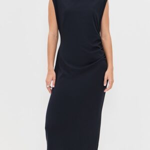 Cowl Neck Muscle Tee Dress