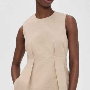 Vince Crew Neck Paneled Top