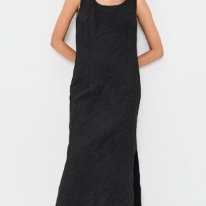 A Potts Crinkle Poplin Tank Dress
