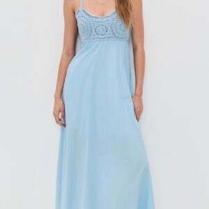 Playa Lucila Crochet Combo Maxi Dress