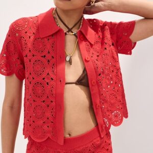 LE BOP Crochet Polo