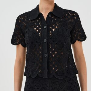 LE BOP Crochet Polo