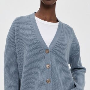 Cropped Cashmere Cocoon Cardigan