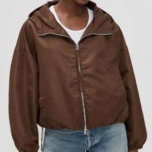 Citizens of Humanity Cropped Nylon Windbreaker