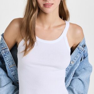 RE/DONE Cropped Ribbed Tank