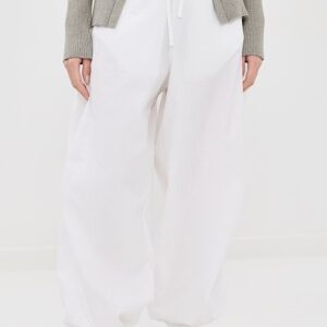 Crushed Cotton Volume Trousers