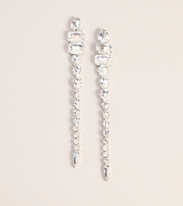 Windsor Crystal Cascade Statement Earrings