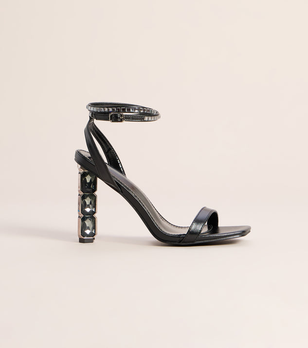 Windsor Crystal Geometry Rhinestone Heels